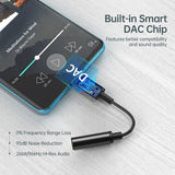 Darrahopens Electronics > Mobile Accessories CHOETECH AUX003 USB-C To 3.5mm Headphone Adapter