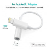 darrahopens Electronics > Mobile Accessories CHOETECH AUX005 iPhone 8-pin to 3.5mm Headphone Adapter