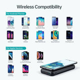 darrahopens Electronics > Mobile Accessories Choetech B650-CC Power Bank 10000mAh with Wireles Power Bank (Black)