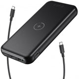 darrahopens Electronics > Mobile Accessories Choetech B650-CC Power Bank 10000mAh with Wireles Power Bank (Black)