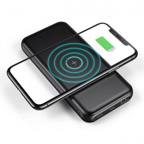 darrahopens Electronics > Mobile Accessories Choetech B650-CC Power Bank 10000mAh with Wireles Power Bank (Black)