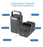 Darrahopens Electronics > Mobile Accessories CHOETECH B664 50000mAh PD65W Power Bank with LED Flashlight LCD Display