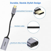 darrahopens Electronics > Mobile Accessories CHOETECH HUB-H10 USB-C To HDMI Braided Cable Adapter