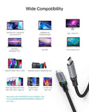 darrahopens Electronics > Mobile Accessories CHOETECH MIX00073 (XCC-1002 x2) 100W USB-C Braided Fast Charging Cable 1.8M 2 Pack