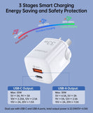 Darrahopens Electronics > Mobile Accessories CHOETECH PD5006 33W Dual Port Wall Charger
