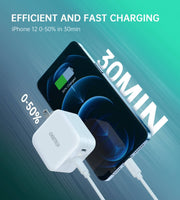 darrahopens Electronics > Mobile Accessories Choetech PD6009 40W Dual Fast USB C Charger 2-Port 20W PD 3.0 With Foldable Plug