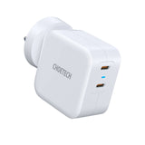 darrahopens Electronics > Mobile Accessories Choetech PD6009 40W Dual Fast USB C Charger 2-Port 20W PD 3.0 With Foldable Plug
