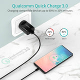 darrahopens Electronics > Mobile Accessories CHOETECH Q5003 18W QC Quick Charger (Black)