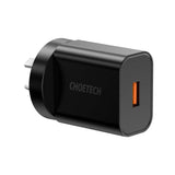 darrahopens Electronics > Mobile Accessories CHOETECH Q5003 18W QC Quick Charger (Black)