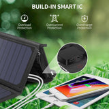 darrahopens Electronics > Mobile Accessories CHOETECH SC001 19W Portable Solar Panel Charger SunPower Panels Dual USB Charger for Camping/RV/Outdoors