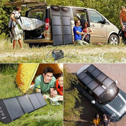 darrahopens Electronics > Mobile Accessories CHOETECH SC007 Solar Panel Portable Charger 80W 18V with USB-C PD 30W