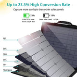 darrahopens Electronics > Mobile Accessories CHOETECH SC007 Solar Panel Portable Charger 80W 18V with USB-C PD 30W