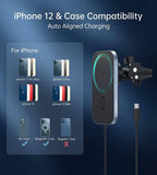 darrahopens Electronics > Mobile Accessories CHOETECH T200F-201 15W MagLeap Magnetic Wireless Car Charger Holder with 1M Cable