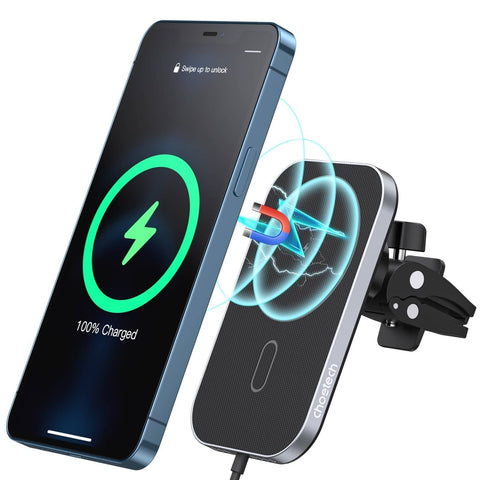 darrahopens Electronics > Mobile Accessories CHOETECH T200F-201 15W MagLeap Magnetic Wireless Car Charger Holder with 1M Cable