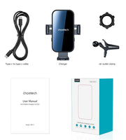 Darrahopens Electronics > Mobile Accessories Choetech T202-F Fast Wireless Charging Car Dock