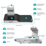 darrahopens Electronics > Mobile Accessories CHOETECH T316 4-in-1 Wireless Charging Station for iPhone/Apple Watch/iPod and all Qi Wireless Cell phones