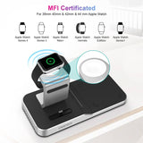 darrahopens Electronics > Mobile Accessories CHOETECH T316 4-in-1 Wireless Charging Station for iPhone/Apple Watch/iPod and all Qi Wireless Cell phones