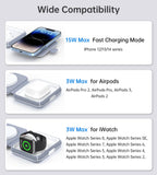Darrahopens Electronics > Mobile Accessories CHOETECH T323 2-in-1 Magsafe&MFI Wireless Charger