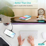 darrahopens Electronics > Mobile Accessories CHOETECH T511BW Qi Certified Fast Wireless Charging Pad Black And White 2 Pack