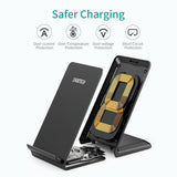 darrahopens Electronics > Mobile Accessories CHOETECH T524S 10W/7.5W Fast Wireless Charging Stand with AC Adapter