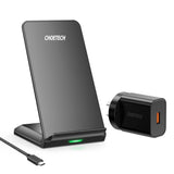 darrahopens Electronics > Mobile Accessories CHOETECH T524S 10W/7.5W Fast Wireless Charging Stand with AC Adapter