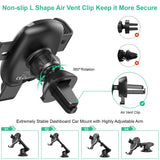 darrahopens Electronics > Mobile Accessories CHOETECH T536-S Fast Wireless Charging Car Mount Phone Holder