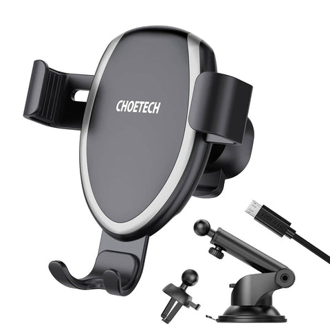 darrahopens Electronics > Mobile Accessories CHOETECH T536-S Fast Wireless Charging Car Mount Phone Holder