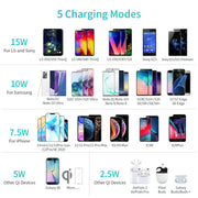 darrahopens Electronics > Mobile Accessories CHOETECH T550-F Airpods/Phone Wireless Fast Charging Pad