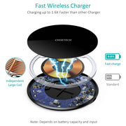darrahopens Electronics > Mobile Accessories CHOETECH T559-F 15W Wireless Charging Pad with AC Adapter