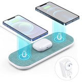 darrahopens Electronics > Mobile Accessories CHOETECH T569-S Magleap 3-in-1 Magnetic Wireless Charging pad with AC Adapter