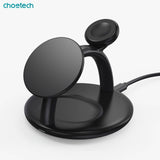Darrahopens Electronics > Mobile Accessories CHOETECH T587-F 3-in-1 Magnetic Wireless Charger Station for iPhone 12/13/14/AirPods Pro/iWatch