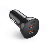 darrahopens Electronics > Mobile Accessories CHOETECH TC0008-BK Dual USB-C 36W Car Charger Adapter Black
