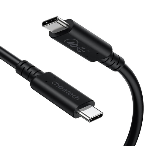 Darrahopens Electronics > Mobile Accessories CHOETECH XCC-1028 USB-C To USB-C 100W USB 4.0 Gen 3 Cable 0.8M