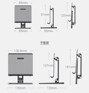 darrahopens Electronics > Mobile Accessories Full Motion 3 in 1 Smartphone Tablet and Notebook Holder White
