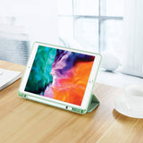 Darrahopens Electronics > Mobile Accessories IPad 10.2 2019 7th Pencil Holder Slim Smart TPU Soft Case Green