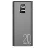 Darrahopens Electronics > Mobile Accessories KIVEE PT23 20000mAh Power Bank with Digital Display Black