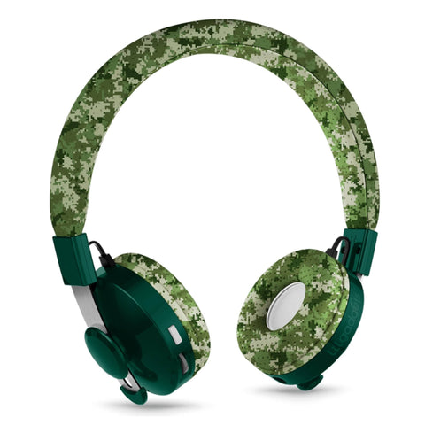 darrahopens Electronics > Mobile Accessories LilGadgets Untangled Pro Premium Children's Wireless Headphones Green Digital Camo