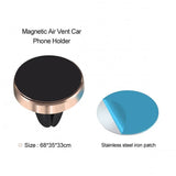 darrahopens Electronics > Mobile Accessories Magnetic Air Vent Mount - Gold