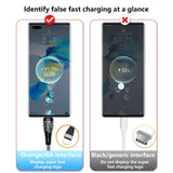 Darrahopens Electronics > Mobile Accessories Mobax Nylon Woven Lamp 100W Fast Charging 3-in-1 Charger Cable For Apple Samsung Black