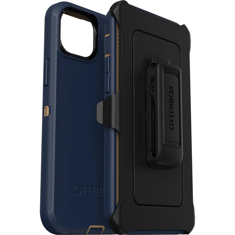 Darrahopens Electronics > Mobile Accessories OTTERBOX Apple iPhone 14 Plus Defender Series Case - Blue Suede Shoes (77-88367), 4X Military Standard Drop Protection, Multi-Layer Protection