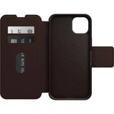 Darrahopens Electronics > Mobile Accessories OTTERBOX Apple iPhone 14 Plus Strada Series Case - Espresso (Brown) (77-88554), Wireless Charge Compatible, Credit Card Storage