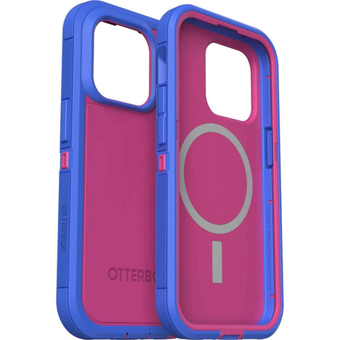 Darrahopens Electronics > Mobile Accessories OTTERBOX Apple iPhone 14 Pro Defender Series XT Case with MagSafe - Blooming Lotus (Pink) (77-89123), 5x Military Standard Drop Protection