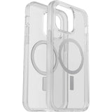 Darrahopens Electronics > Mobile Accessories OTTERBOX Apple iPhone 14 Pro Max Symmetry Series+ Clear Antimicrobial Case for MagSafe - Clear (77-89263), 3X Military Drop Protection