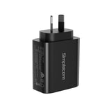 Darrahopens Electronics > Mobile Accessories Simplecom CU265 Dual Port PD 65W GaN Fast Wall Charger USB-C + USB-A for Phone Laptop