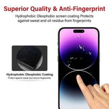 Darrahopens Electronics > Mobile Accessories Tempered Glass Screen Protector For iPhone 15 Plus / 15 Pro Max