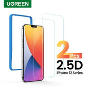 darrahopens Electronics > Mobile Accessories UGREEN 20338 2.5D Full Cover HD Screen Tempered Protective Film for iPhone 12/6.7"  Twin Pack