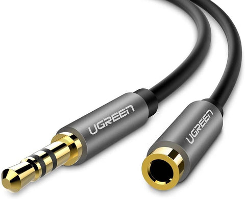 darrahopens Electronics > Mobile Accessories UGREEN 3.5mm Male to 3.5mm Female Extension Cable 5m (Black) 10538