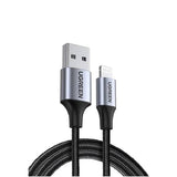 Darrahopens Electronics > Mobile Accessories UGREEN 60158 USB-A to 8-pin iPhone Charging Cable 2M Black