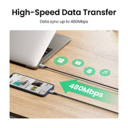 Darrahopens Electronics > Mobile Accessories UGREEN 60761 USB-C to iPhone 8-pin Fast-Charging Cable 2M