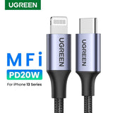 Darrahopens Electronics > Mobile Accessories UGREEN 60761 USB-C to iPhone 8-pin Fast-Charging Cable 2M